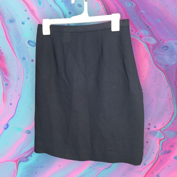 Navy Blue Collectibles Petite Sophisticate size 10 skirt - Picture 1 of 5